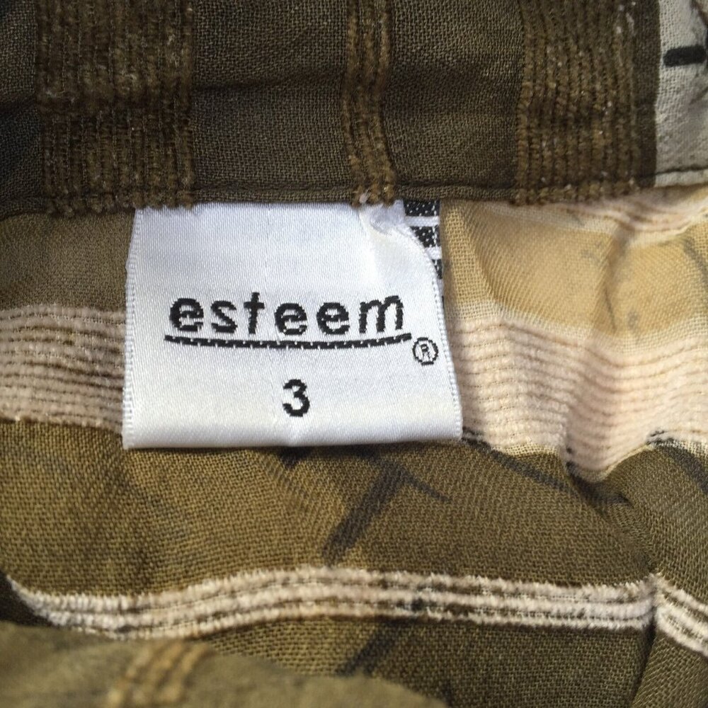 Vintage Esteem Womens Button Down Patchwork Shirt… - image 3